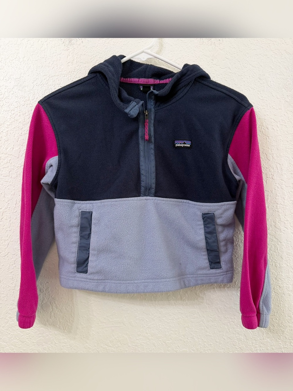 Patagonia Kids' Microdini Cropped Hoody Pullover - M